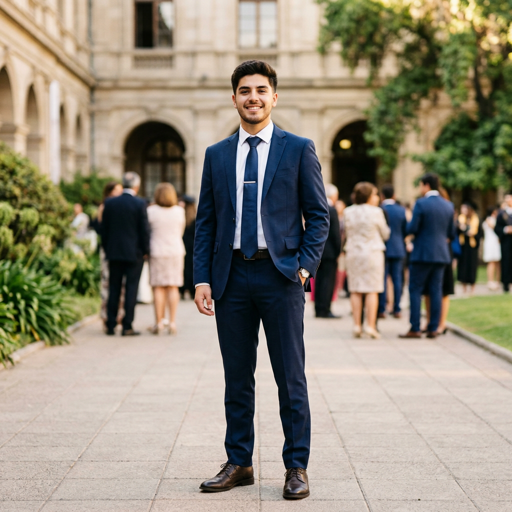 Traje para licenciatura Via Torino
